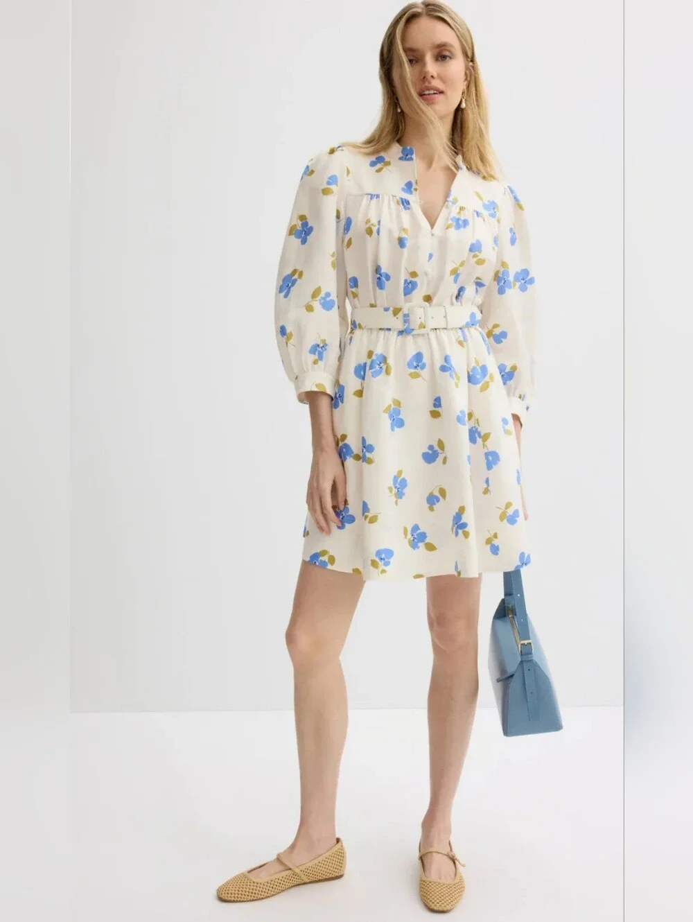 Kate Spade New York Painterly Bouquet Shirt Dress Women Size 2